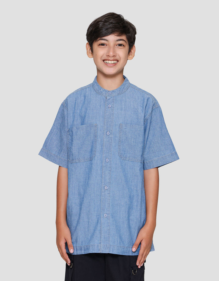 Nevada Cambray Kemeja Koko Anak Laki-laki