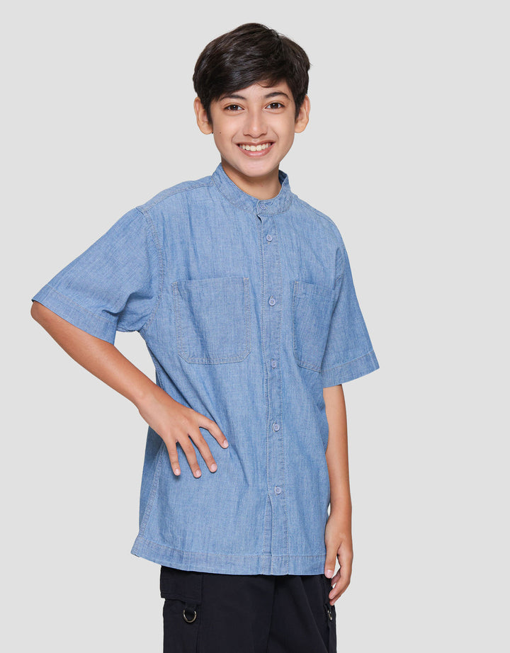 Nevada Cambray Kemeja Koko Anak Laki-laki