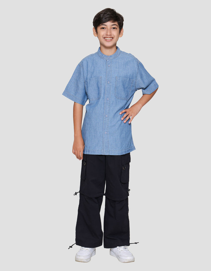 Nevada Cambray Kemeja Koko Anak Laki-laki