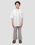 Nevada Down Front Embro Setelan Baju Muslim Anak Laki-laki