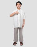 Nevada Down Front Embro Setelan Baju Muslim Anak Laki-laki