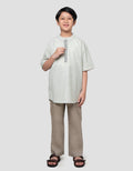 Nevada Contrast Embro Setelan Baju Muslim Anak Laki-laki