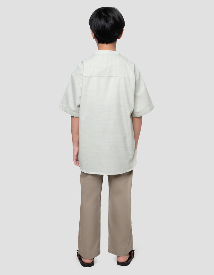 Nevada Contrast Embro Setelan Baju Muslim Anak Laki-laki