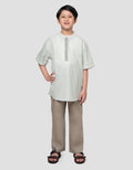 Nevada Contrast Embro Setelan Baju Muslim Anak Laki-laki