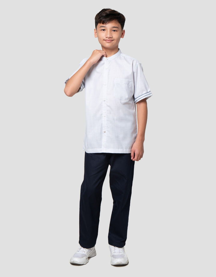 Nevada Contrast List Embro Setelan Baju Muslim Anak Laki-laki