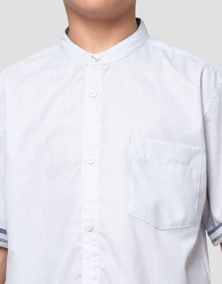 Nevada Contrast List Embro Setelan Baju Muslim Anak Laki-laki