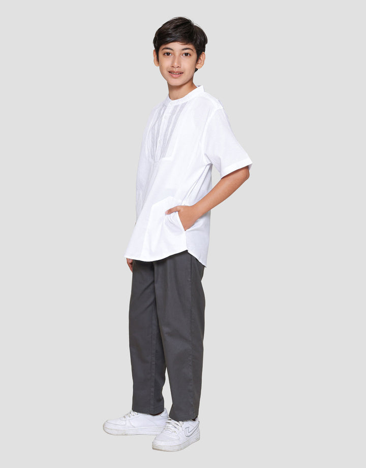 Nevada Woven Bamus Ethnic Embro Setelan Baju Muslim Anak Laki-laki