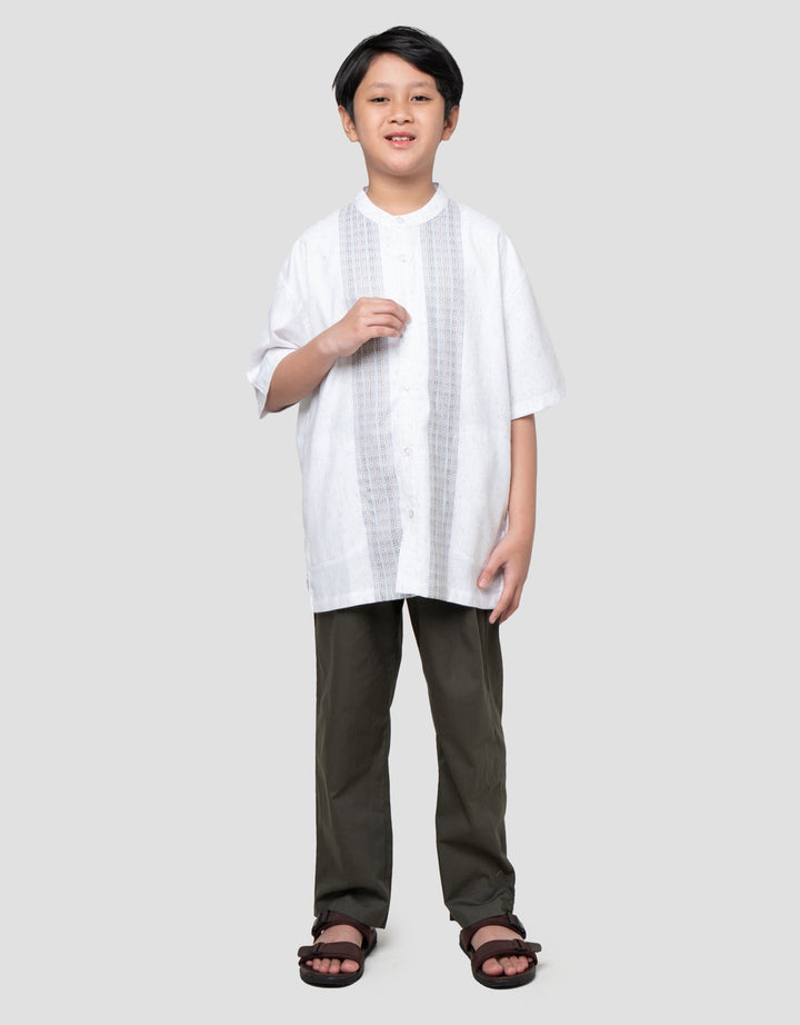 Nevada Ethnic Embro Setelan Baju Muslim Anak Laki-laki