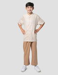 Nevada Woven Bamus Ethnic Embro Setelan Baju Muslim Anak Laki-laki
