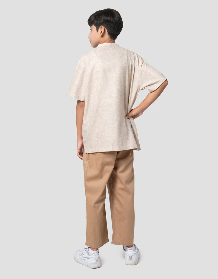 Nevada Woven Bamus Ethnic Embro Setelan Baju Muslim Anak Laki-laki