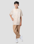 Nevada Woven Bamus Ethnic Embro Setelan Baju Muslim Anak Laki-laki