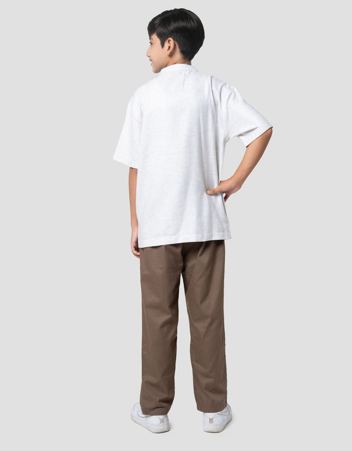 Nevada Woven Bamus Ethnic Embro Setelan Baju Muslim Anak Laki-laki