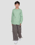 Nevada Ls Koko Solid With Pocket Kemeja Koko Anak Laki-laki