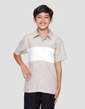 Nevada Oxford Cut N Sewn Pocket Kemeja Anak Laki-laki