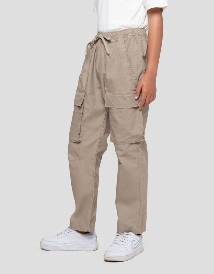 Nevada Woven Elastic Waist Regular Celana Cargo Anak Laki-lakki