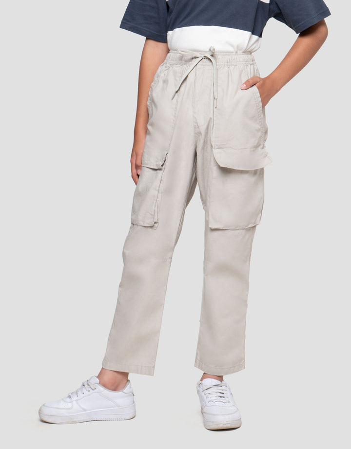 Nevada Woven Elastic Waist Regular Celana Cargo Anak Laki-lakki