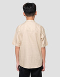 Nevada Casual Solid Kemeja Koko Anak Laki-laki