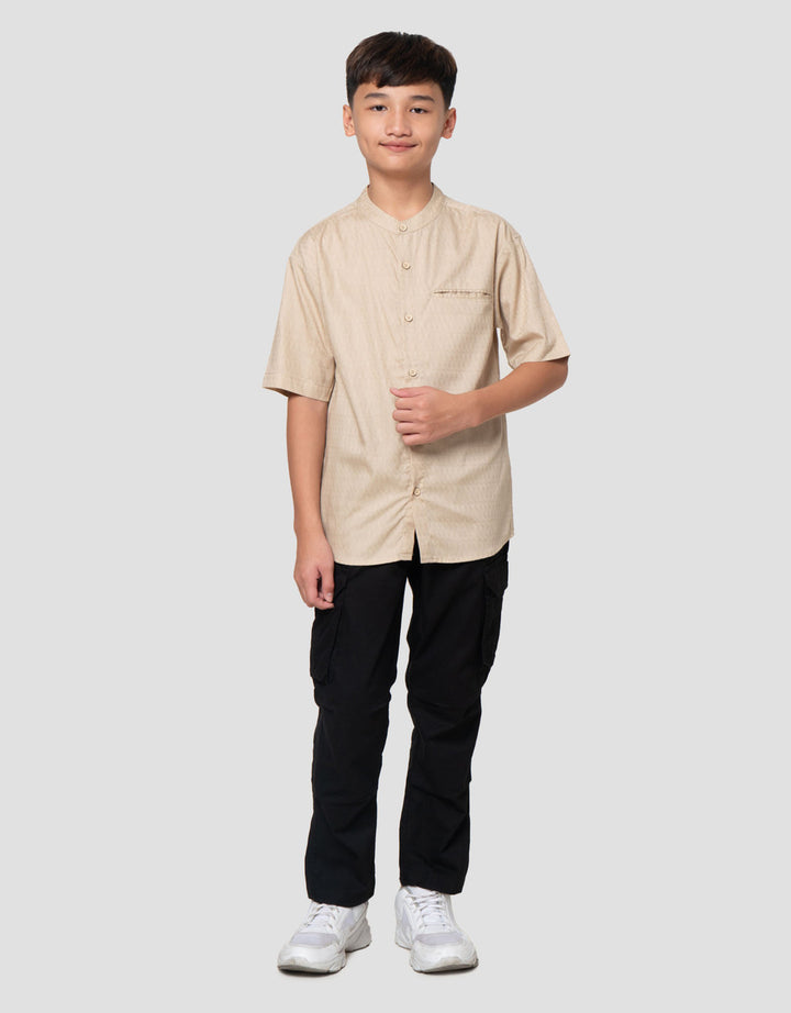 Nevada Casual Solid Kemeja Koko Anak Laki-laki
