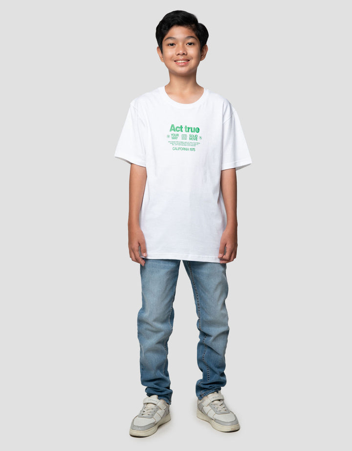 Nevada Print Both Side City Kaos Anak Laki-laki