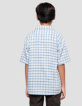 Nevada Casual Checkered With Pocket Kemeja Anak Laki-laki