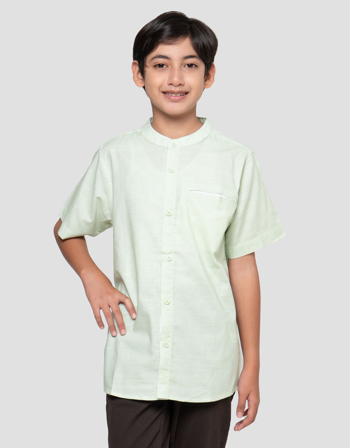 Nevada Pin Stripes With Welt Pocket Kemeja Koko Anak Laki-laki