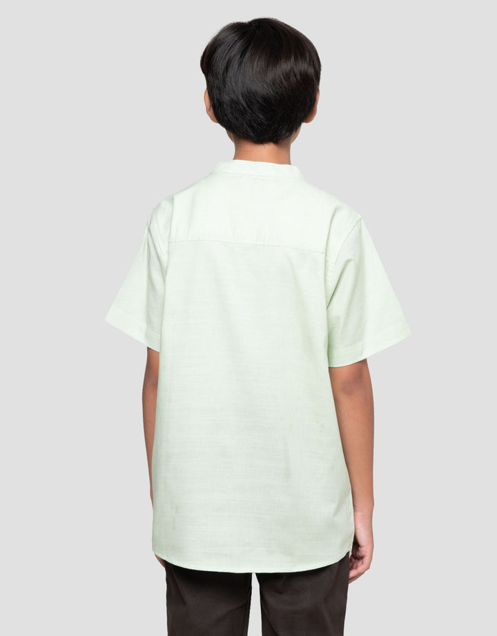 Nevada Pin Stripes With Welt Pocket Kemeja Koko Anak Laki-laki