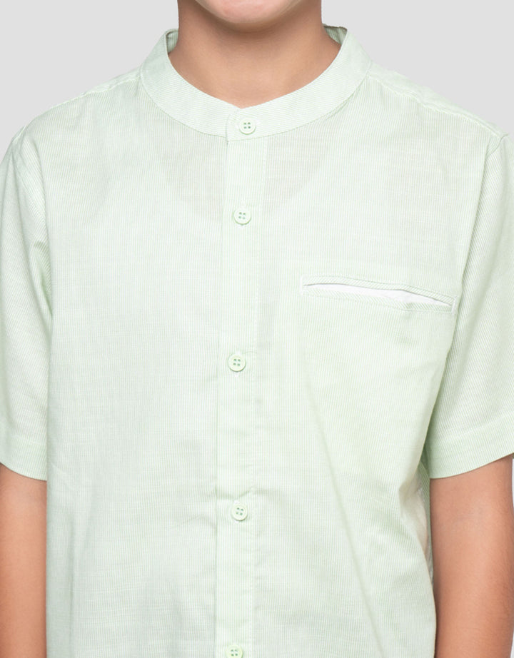 Nevada Pin Stripes With Welt Pocket Kemeja Koko Anak Laki-laki