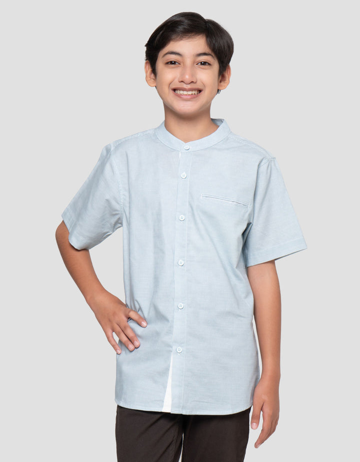 Nevada Pin Stripes With Welt Pocket Kemeja Koko Anak Laki-laki