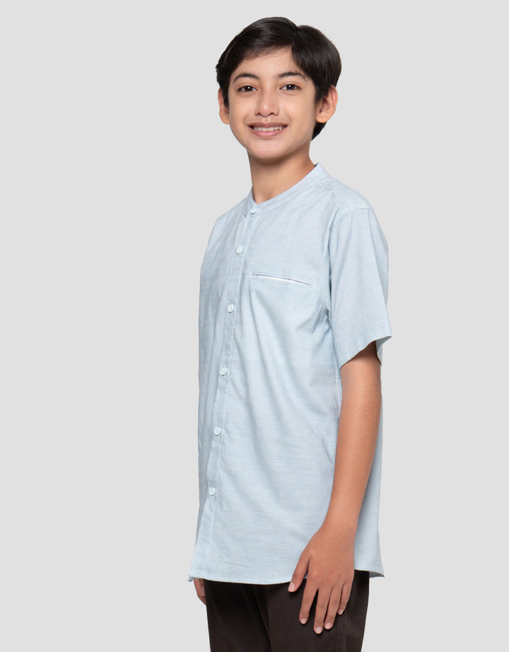 Nevada Pin Stripes With Welt Pocket Kemeja Koko Anak Laki-laki