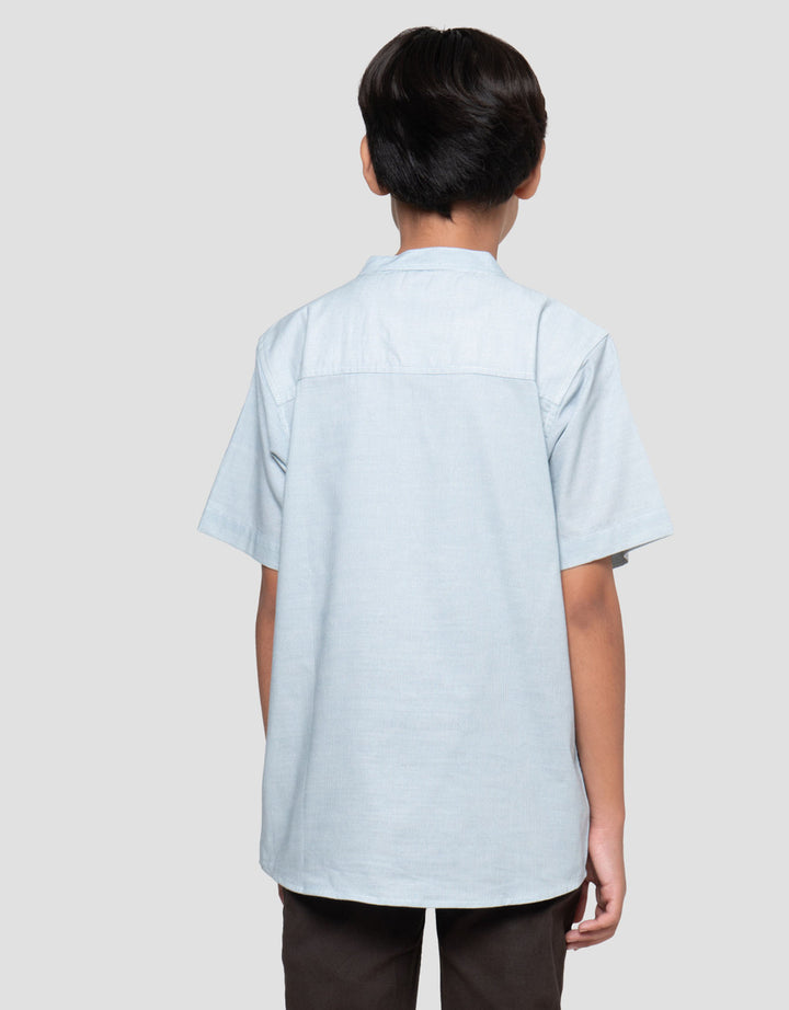 Nevada Pin Stripes With Welt Pocket Kemeja Koko Anak Laki-laki