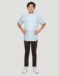 Nevada Pin Stripes With Welt Pocket Kemeja Koko Anak Laki-laki