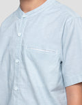 Nevada Pin Stripes With Welt Pocket Kemeja Koko Anak Laki-laki