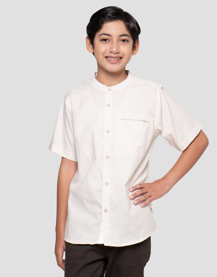 Nevada Pin Stripes Kemeja Koko Anak Laki-laki