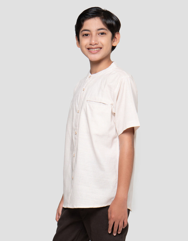 Nevada Pin Stripes Kemeja Koko Anak Laki-laki