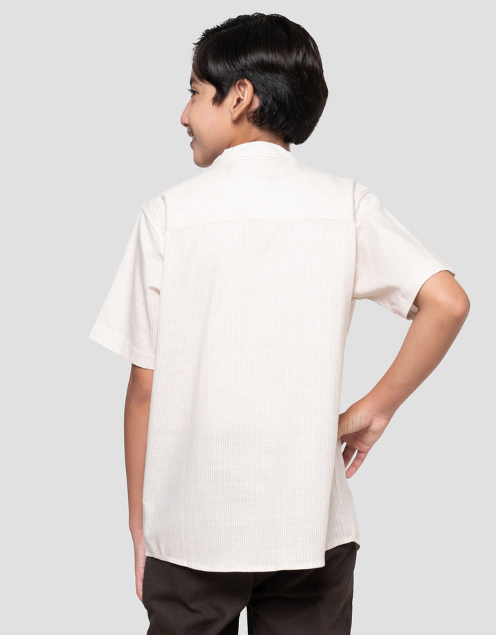 Nevada Pin Stripes Kemeja Koko Anak Laki-laki