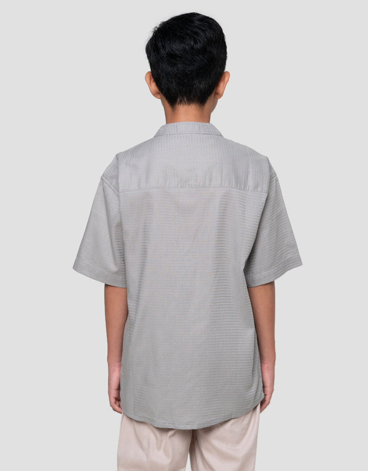 Nevada Casual Solid Pocket Baju Koko Anak Laki-laki