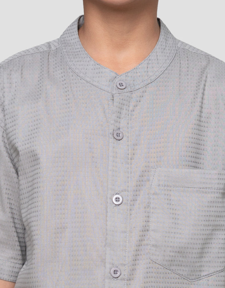 Nevada Casual Solid Pocket Baju Koko Anak Laki-laki