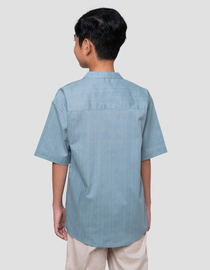 Nevada Casual Solid Dobby Baju Koko Anak Laki-laki