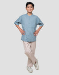 Nevada Casual Solid Dobby Baju Koko Anak Laki-laki