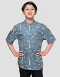 Nevada Casual Full Print With Pocket Kemeja Koko Anak Laki-laki