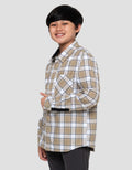 Nevada Checks Plaid Kemeja Anak Laki-laki