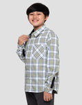 Nevada Checks Plaid Kemeja Anak Laki-laki