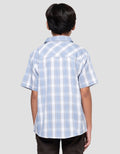 Nevada Plaid Checks With Pocket Kemeja Anak Laki-laki