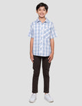Nevada Plaid Checks With Pocket Kemeja Anak Laki-laki