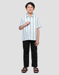Nevada Awning Stripe With Pocket Kemeja Anak Laki-laki