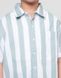 Nevada Awning Stripe With Pocket Kemeja Anak Laki-laki