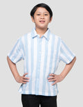 Nevada Awning Stripe With Pocket Kemeja Anak Laki-laki