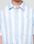 Nevada Awning Stripe With Pocket Kemeja Anak Laki-laki
