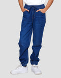 Nevada Non Stretch Celana Jogger Denim Anak Laki-laki