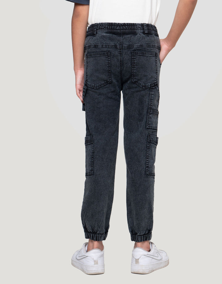 Nevada With Pocket Jogger Denim Anak Laki-laki